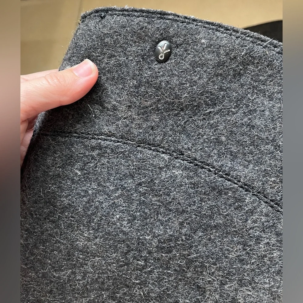 Emu Australia Hamilton Hi Gray Merino Wool Tall Boots W8 M7 - Picture 6 of 11